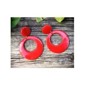 Collier en résine élégant avec un ensemble de boucles d'oreilles pendantes faites à la main pour femmes, boucles d'oreilles en résine tendance pour les fêtes, moule pour boucles d'oreilles en résine - Product Image 3