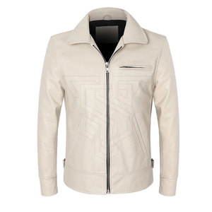 Veste en cuir souple Veste en cuir de qualité supérieure Veste en cuir à usage hivernal Couleur différente - Product Image 1