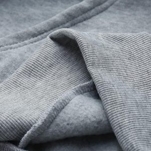 Sweat à capuche pull-over à logo personnalisé pour hommes Sweat à capuche d'hiver en peluche de haute qualité avec col à capuche de coupe ample ensemble vierge à motif solide - Product Image 6