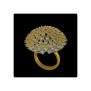 Bague en or jaune 14 carats de haute qualité H.A.IMPEX avec diamants naturels taille brillant de 3,30 carats certifiés IGI, idéale comme cadeau pour femme - Product Image 6