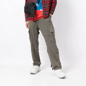 Wholesale Men's Lightweight Casual Cargo <b>Pants</b> <b>Summer</b> Use Sportswear 100% Cotton - Product Image 2