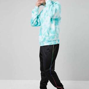 Sudadera con capucha de algodón para hombre, prenda deportiva masculina de alta calidad con logotipo personalizado bordado y cremallera lateral - Product Image 4