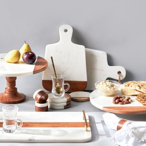 Wood and Resin <b>Cake</b> <b>Stand</b> Elegant Decorative Dessert <b>Stand</b> for Wedding Birthday Party and Modern Home Kitchen Use From India - Product Image 3