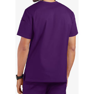Nuevo uniforme cosido para hombre, conjuntos de uniformes médicos hechos a medida, uniforme médico de manga corta con cuello levantado y tarifa al por mayor - Product Image 2