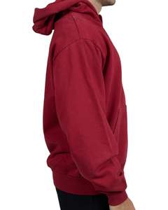 Sweat-shirt à capuche personnalisé unisexe surdimensionné Cradinal rouge Pull en tissu éponge français Sweat-shirt de couleur unie de qualité supérieure avec poche kangourou - Product Image 4