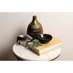 Jarrón Decorativo de Metal para Flores con Diseño de Malla Hueca Negra, Jarrón Moderno y Artístico para Arreglos Florales en Bodas de Lujo - Product Image 6