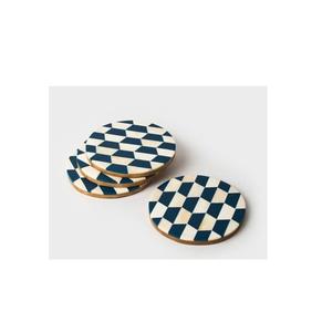 Sous-verre de luxe avec incrustation d'os au design supérieur pour table de bureau à domicile sous-verre décoratif avec incrustation d'os de qualité supérieure prix d'usine en gros - Product Image 3