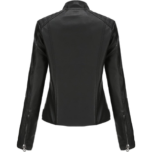 Latest Best Quality Women Leather <b>Jacket</b> in Wholesale Prices Custom Colors Wholesale Leather <b>Jackets</b> - Product Image 4
