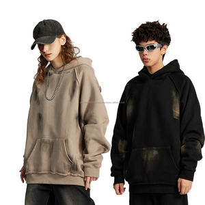 Sweat-shirt oversize de haute qualité, streetwear, délavé à l'acide, vintage, unisexe - Product Image 1