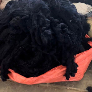 Déchets de fil indigo 100% coton côtelé écologique stretch de style uni pour garçons - Product Image 5