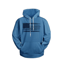 <b>Men's</b> Oversized Drop Shoulder Heavyweight Fleece Embroidered Pullover <b>Hoodie</b> Custom Logo Streetwear Winter Anti-Pilling - Product Image 3