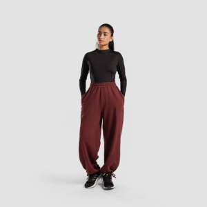 กางเกงวอร์มขาบานทรงลำลอง รุ่น VolumeFit ระบายอากาศได้ดี สีมารูน - Product Image 4
