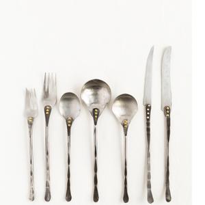 Spoon Fork Metal <b>Cutlery</b> <b>Black</b> Polished Handle Home Dining Tabletop Dining Handcrafted <b>Cutlery</b> Sets for Luxury Restaurants - Product Image 6