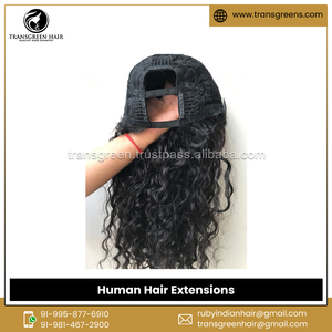 Large gamme de produits Meilleures ventes Extensions de cheveux humains bouclés naturels de qualité U en partie d'origine indienne-Perruques pour cheveux vierges en vrac - Product Image 6