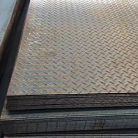 Placa de Acero al Carbono Cuadriculada A36 Q235B Antideslizante de Alta Calidad, Lámina Repujada para Material de Construcción