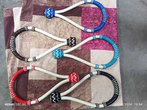 Bosal de cuero crudo de alta calidad con núcleo de cuerda Western Riding Hackamore Noseband para un cómodo entrenamiento de caballos Bitless - Product Image 5