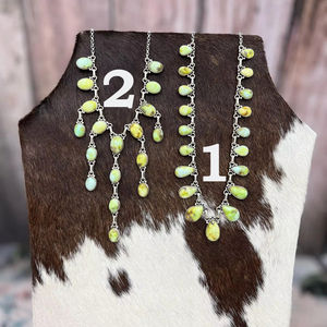 Elegante collar hecho a mano de plata esterlina Palomino turquesa rodio y chapado en oro único elegante regalo joyería para mujer - Product Image 1