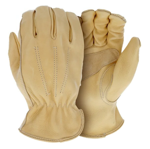 Gants de conduite en cuir Hyper Gants de conduite en cuir curry pour hommes Gants de conduite de sécurité en gros - Product Image 1