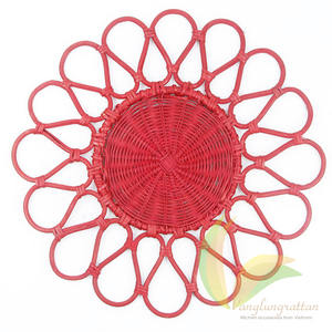 OEM/ODM respetuoso con el medio ambiente duradero al aire libre vajilla Vietnam ratán bambú manteles individuales/almohadillas tamaño personalizado Color para bodas - Product Image 3