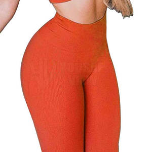 Conjunto de yoga deportivo de moda para mujer Patrón sólido de 2 piezas Hecho en Pakistán al por mayor - Product Image 6