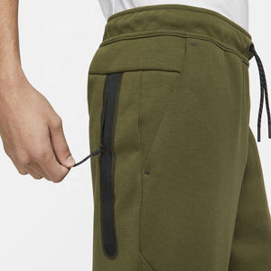 Polaire tissu pas cher prix nouveauté 2025 vêtements de Fitness hommes avant fermeture éclair poches Joggers personnalisé Logo impression pantalons de survêtement - Product Image 6