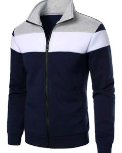 Meilleures ventes Vestes de mode pour hommes Tissu de haute qualité Motif solide Fermeture à glissière sur le devant Disponible dans toutes les tailles pour l'hiver - Product Image 1