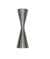 Coctelera de acero Copa de vidrio para bebidas Jigger medidor Cuchara mezcladora Barra de acero inoxidable Herramientas artículos de barra