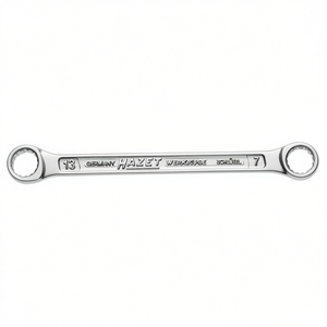 Llave de doble boca ergonómica Hazet de 12 puntos exteriores con cabezales desviados y perfil de tracción para un agarre cómodo - Product Image 3