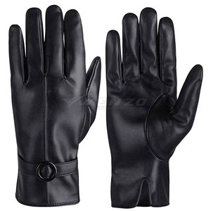 Service OEM Gants d'Hiver en Cuir pour Écran Tactile Extérieur de Haute Qualité Doublure en Coton Confortable Respirant - Product Image 1