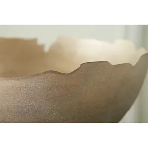 Bol en céramique martelé haut de gamme, élégant, luxueux, moderne, décoratif, artisanat plaqué haut de gamme, écologique, style américain, sûr - Product Image 4