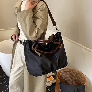 Cross-Border Retro Fashion Work Trendy Oxford Polyester <b>Large</b>-Capacity <b>Shoulder</b> Crossbody Student Portable Tote <b>Bag</b> - Product Image 6