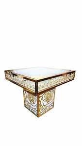 Base de Metal Decorativa de Cristal para Pasteles de Boda, Estilo Soñador, para Comercio Internacional, Plintos Personalizados para Fiestas - Product Image 5