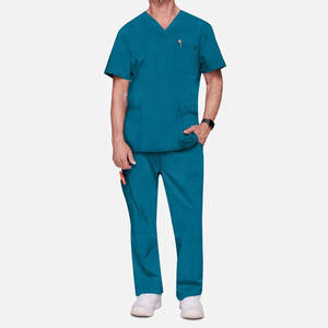 Uniforme Médico Unisex Premium para Doctores, Enfermeras y Trabajadores de la Salud, de Lona, Secado Rápido, Cómodo, Transpirable, con Bolsillos, Personalizable - Product Image 1