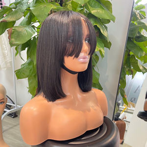 Tendencia 100% Peluca de cabello vietnamita crudo Virgen Grado Lace Bang Extensiones de peluca Venta al por mayor Cabello humano de Vietnam - Product Image 1