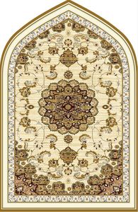 Alfombra suave y gruesa personalizada, juego de alfombrillas persas de viaje turco islámico, alfombrillas orgánicas para sala de oración de mezquita musulmana para mayoristas - Product Image 3