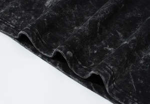 เสื้อยืดผู้ชายแบบย้อนยุคแขนสั้นคุณภาพสูงผ้าฝ้าย100% โอเวอร์ไซส์โลโก้คอกลมไซส์ - Product Image 3