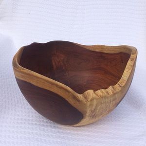 ชามไม้ไผ่ขัดเงา งานแฮนด์เมด ดีไซน์ทันสมัย เป็นมิตรกับสิ่งแวดล้อม รูปทรงวงแหวน สำหรับเสิร์ฟสลัด อาหาร ใช้ในงานปาร์ตี้ ครัว และบนโต๊ะอาหาร - Product Image 5