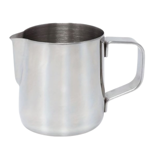 Fabricant indien en acier inoxydable lait moussant pichet expresso cloche crémier échantillon gratuit Stock sucre crémier pots en métal - Product Image 4