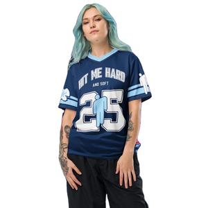 Vente en gros Maillot de football surdimensionné col en V unisexe Maillot imprimé respirant Maillot streetwear confortable Y2k - Product Image 2