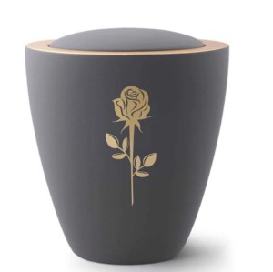 Urnes de crémation galvanisées par émail blanc de couleur urnes de crémation en métal de fer de vente chaude avec des bandes de gravure - Product Image 6