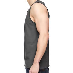 Débardeurs décontractés sur mesure 100% coton écologique à séchage rapide pour hommes vente en gros - Product Image 4