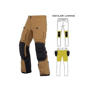 กางเกงมอเตอร์ไซค์แบบผ้าที่ออกแบบมาเพื่อความมั่นคงในการเดินทาง ผลิตจากผ้าที่แข็งแรง พร้อมแผ่นป้องกันระดับ CE 1 - Product Image 1