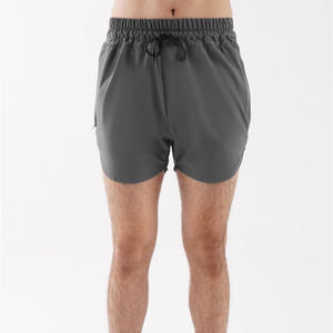 Short de course pour hommes design personnalisé High Street solide avec passepoil respirant taille élastique à séchage rapide - Product Image 1