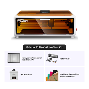 Grabador y Cortador Láser de Diodo Falcon A1 de 10W, Kit de Prueba Gratuito, Nuevo, para Acrílico, Piedra, Metal, Plástico, Goma, Madera Contrachapada, MDF, Papel - Product Image 6