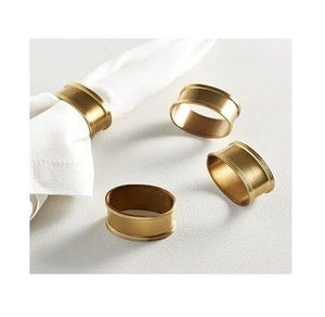 Ensemble d'anneaux de serviette en fer Design classique de luxe Accessoire de vaisselle de mariage Convient pour une utilisation en intérieur et en extérieur - Product Image 5