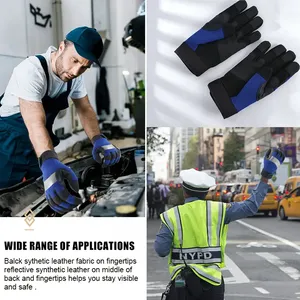Gants d'équitation de moto de qualité supérieure Offre Spéciale Anti-vibration Protection des mains gants de mécanicien personnaliser Logo en gros - Product Image 2