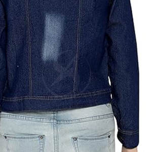 Vêtements d'hiver à manches longues femmes jeans vestes taille personnalisée en gros femmes jeans vestes - Product Image 6