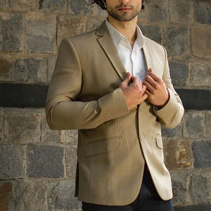 Veste en tweed de laine à boutons de mode personnalisée pour hommes meilleure qualité Veste en tweed épais d'hiver pour homme - Product Image 5