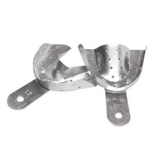 Bandejas dentales Bandejas de impresión de acero inoxidable Bandeja de dientes dentales Proveedor de instrumentos quirúrgicos de acabado polaco de Pakistán - Product Image 5