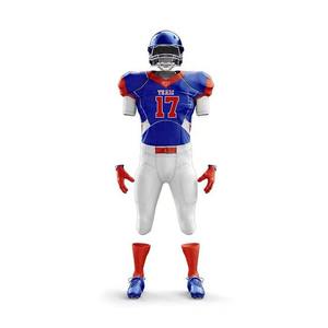 Uniformes de fútbol americano personalizados de alta calidad conjunto de talla grande transpirable con diseño personalizado sublimado - Product Image 6